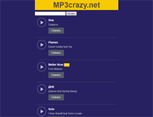 Tablet Screenshot of mp3crazy.net